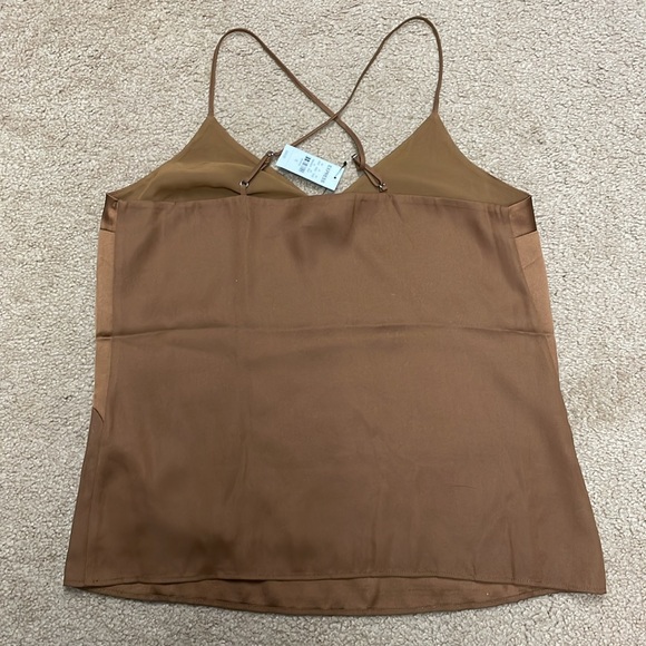 Express satin cross back strap tank. Size Small. NWT! - Picture 6 of 7